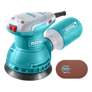 Lijadora Roto Orbital Total 320w Industrial - 5 Pulgadas, 125mm - 13.000rpm - Incluye 5 Lijas Y Bolsa Recolectora De Polvo - Tf2131256 Turquesa 50 60hz