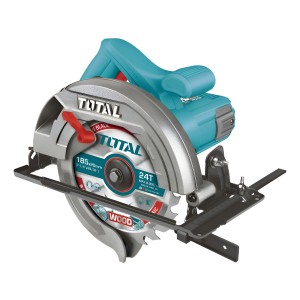 Sierra Circular Total 1200w Industrial - 7.1/4 Pulgadas, 185mm - 5.000rpm - Incluye 1 Disco Corte Madera 24 Dientes - Ts11218576 Turquesa 50