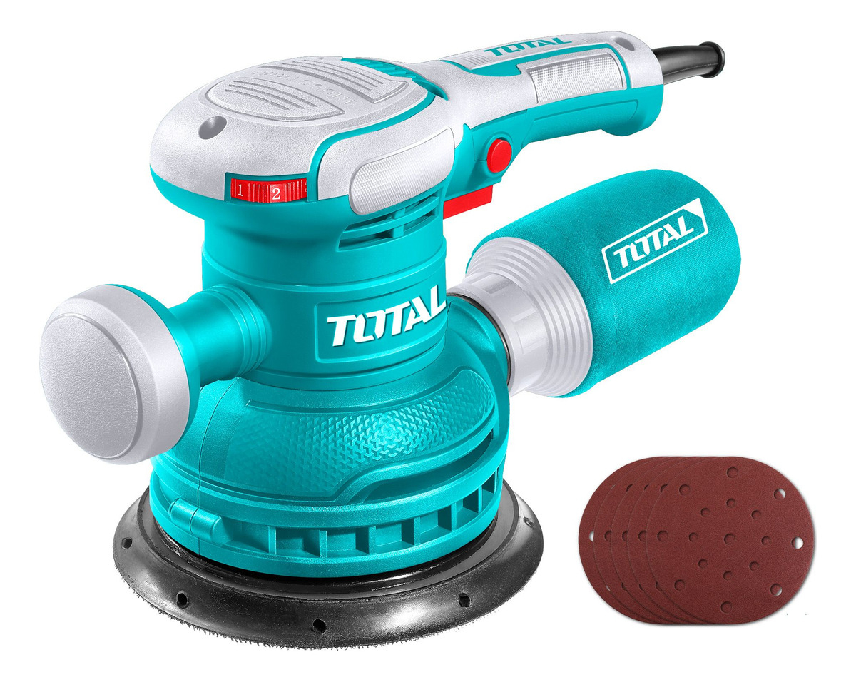 Lijadora Roto Orbital Total 450w 150mm Bolsa Recolectora