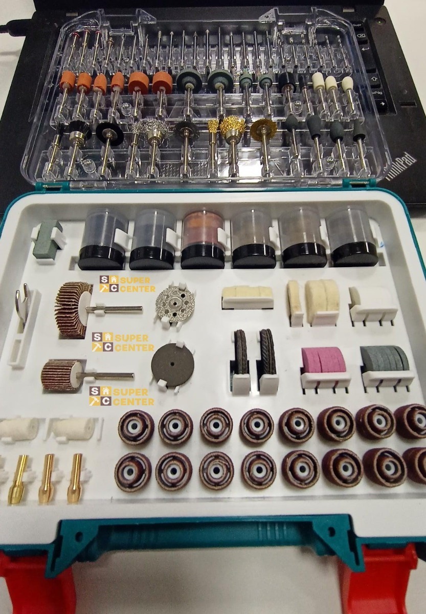 Mini Torno 130w + MaletÃn 357 Accesorios Total + Regalo -sc- - Imagen 3