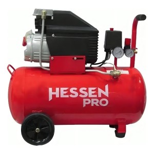 Compresor De Aire Eléctrico Portátil Hessen 016-6710 50l 2hp
