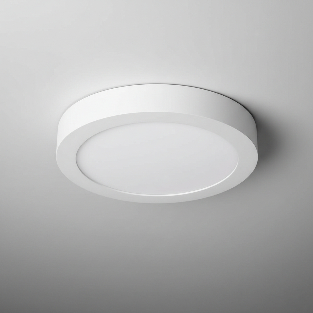 Panel Plafon Led De Sobreponer 15w Luz Fria Redondo -sc- - Imagen 3