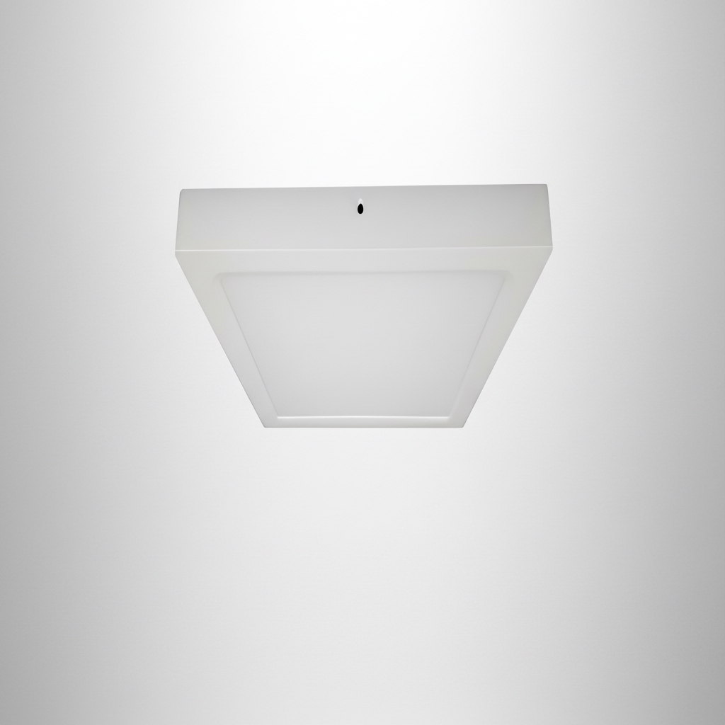 Panel Plafon Led De Sobreponer 20w Luz Fria Cuadrado Pack X2 - Imagen 3