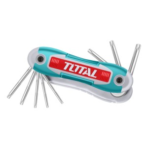 Juego De 8 Llaves Torx Total, T9 - T40, Plegables Tipo Navaja - Tht1061846