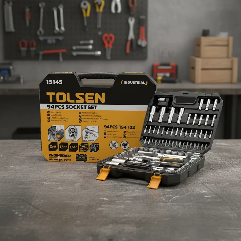 Set Dados 1/4-1/2 94 Pcs. En Valija Tolsen - Imagen 3