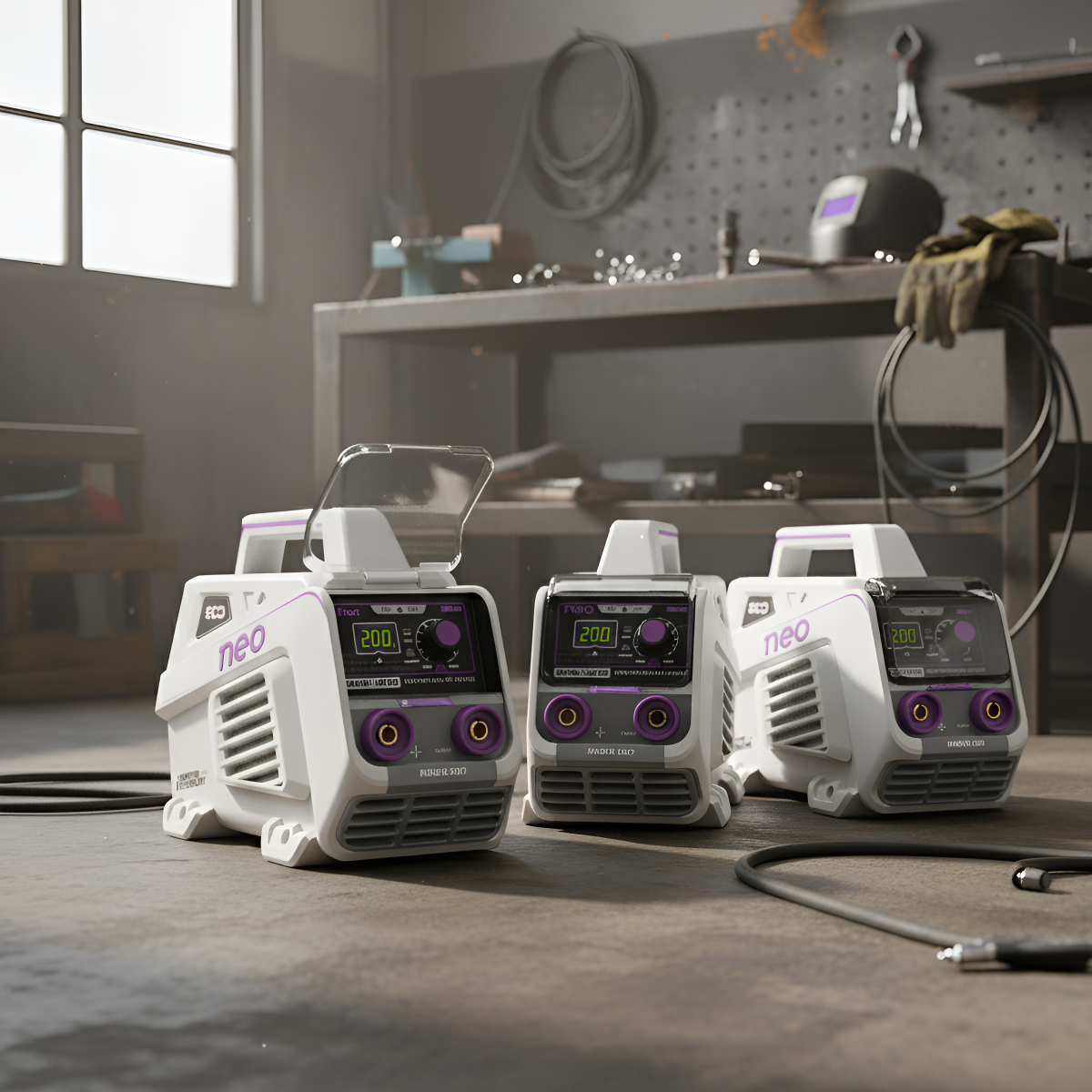 Soldadora Inverter Neo Ie9200/3/220 Color Blanco - Imagen 7