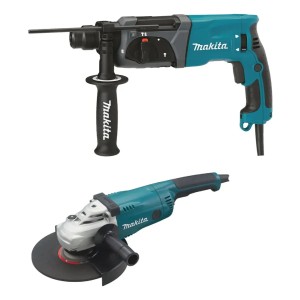 Kit Makita Rotomartillo 800w Sds Plus Amoladora 2200w 230mm