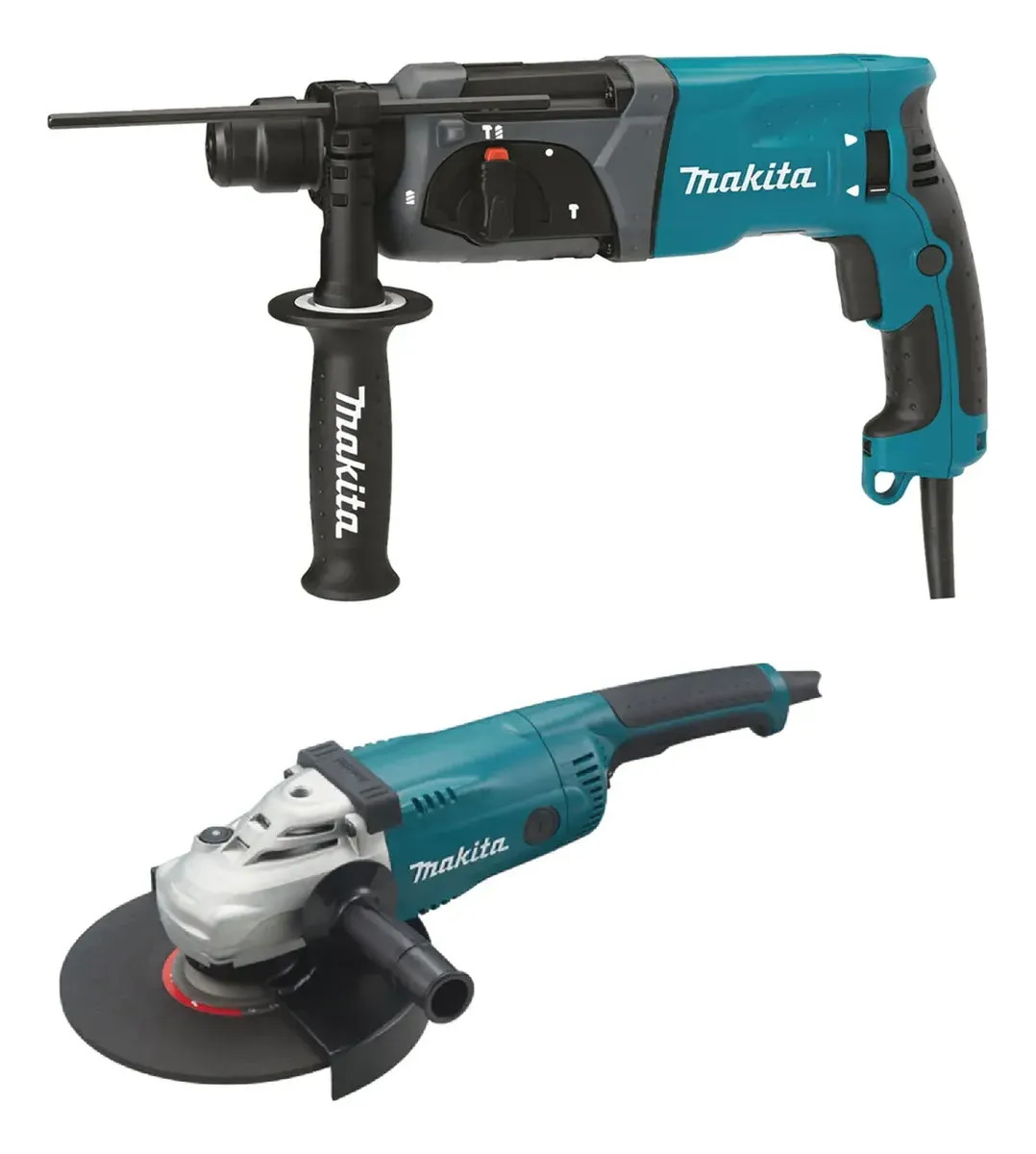 Kit Makita Rotomartillo 800w Sds Plus Amoladora 2200w 230mm