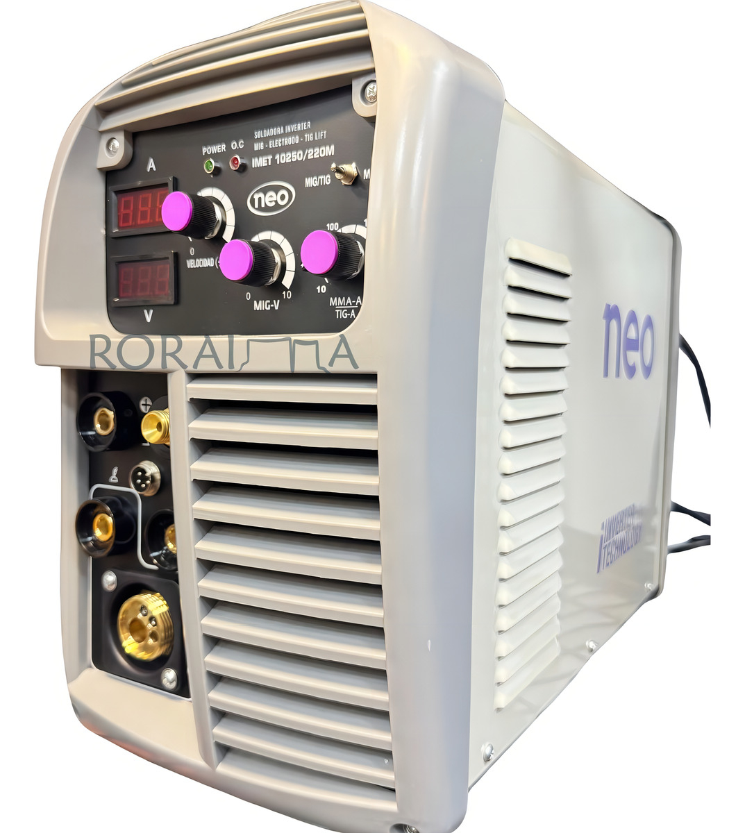 Soldadora Inverter Neo Imet10250 Mig Tig Electrodo 250a Color Blanco - Imagen 2