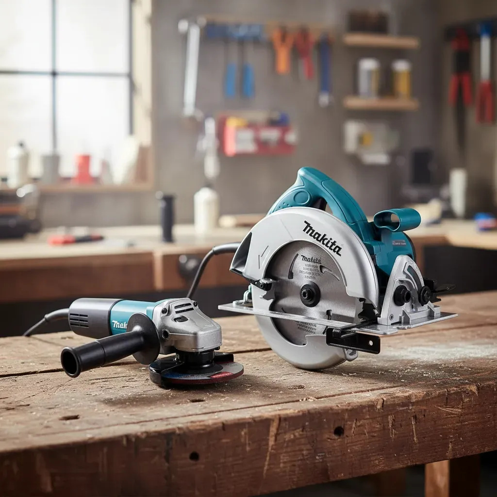 Kit Makita Sierra Circular 7.1/4 1800w Amoladora 115mm 840w - Imagen 2