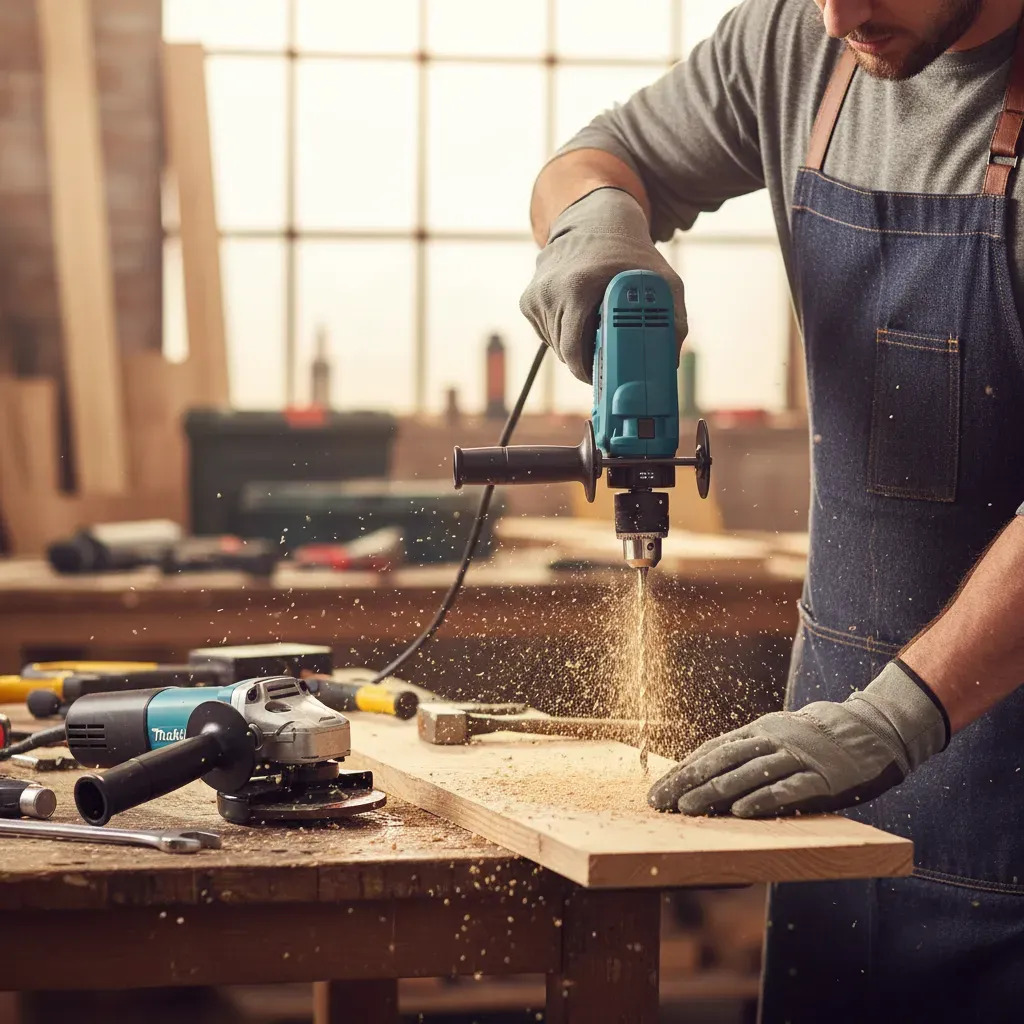 Kit Makita Taladro 760w Amoladora 115mm 840w - Imagen 3