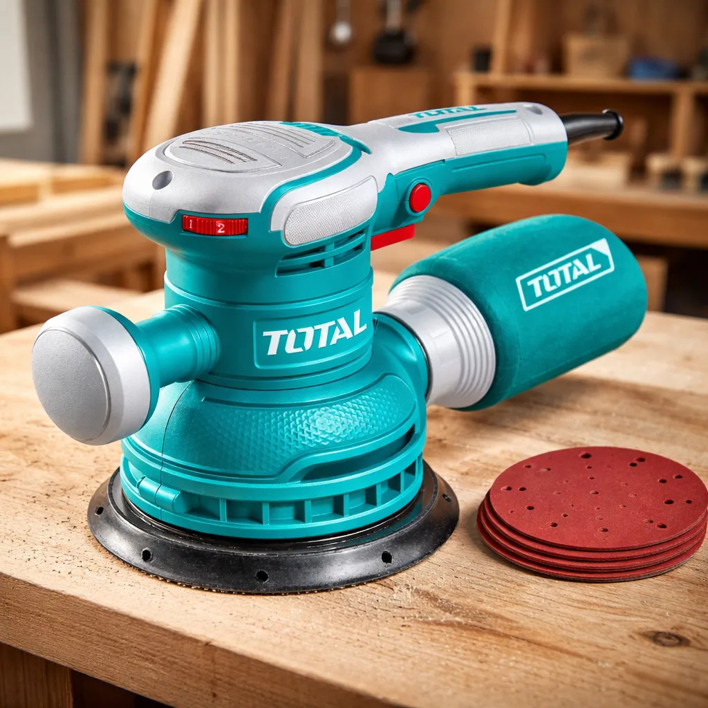 Lijadora Roto Orbital Total 450w 150mm Bolsa Recolectora - Imagen 3