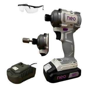 Llave De Impacto Neo Brushless 20v Con Batería Y Cargador