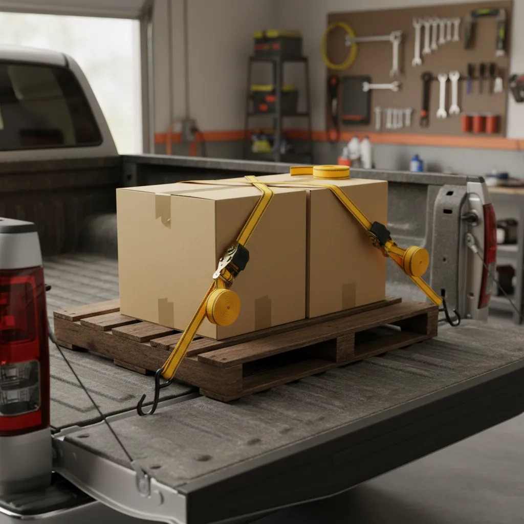 Sistema De Amarre Tolsen Con Catraca 25mmx5m 2 Pc - Imagen 3