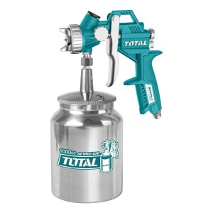 Pistola Para Pintar Neumática Total Para Compresor, 1000cc, 3-4 Bar, Boquilla 1.5mm, Ideal Capa Base - Pintura Automotriz, Muebles, Carpintería - Tat11001