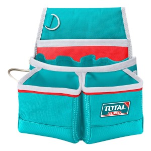 Cinturón Porta Herramientas Total 10 Bolsillos, 32x35cm - Tht16p10125 Turquesa