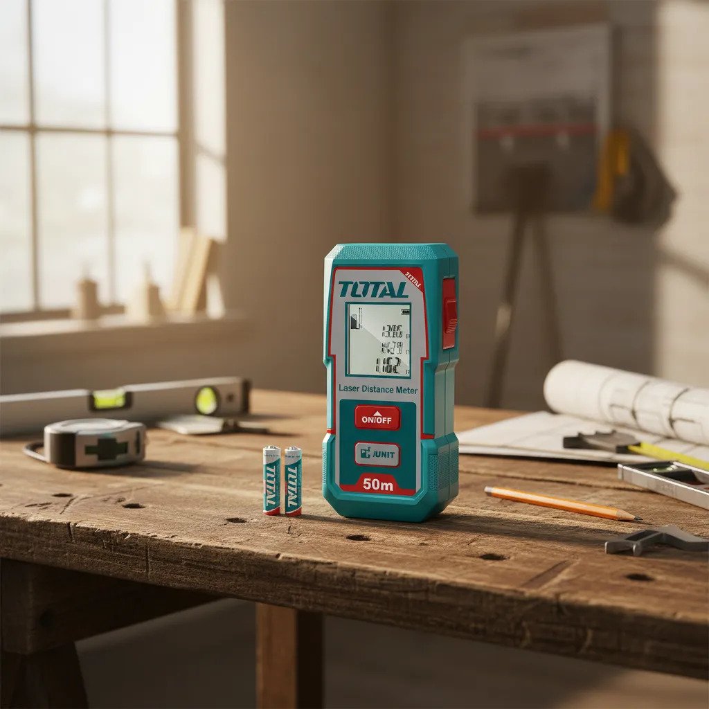 Medidor De Distancia Láser Total, Hasta 50m - Área, Volumen, Altura - Incluye 2 Pilas Aaa - Tmt55016 - Imagen 2