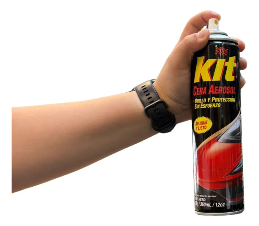 Kit Cera En Aerosol Acabado Brillante Para Auto 339g - Imagen 2