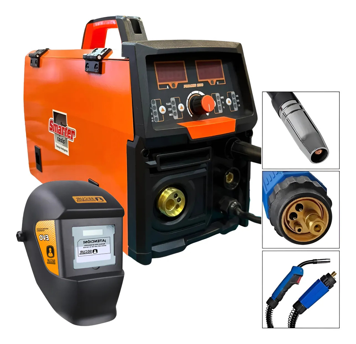 Soldadora Smarter Pro Roraima 200a 100w Mig Mma Tig