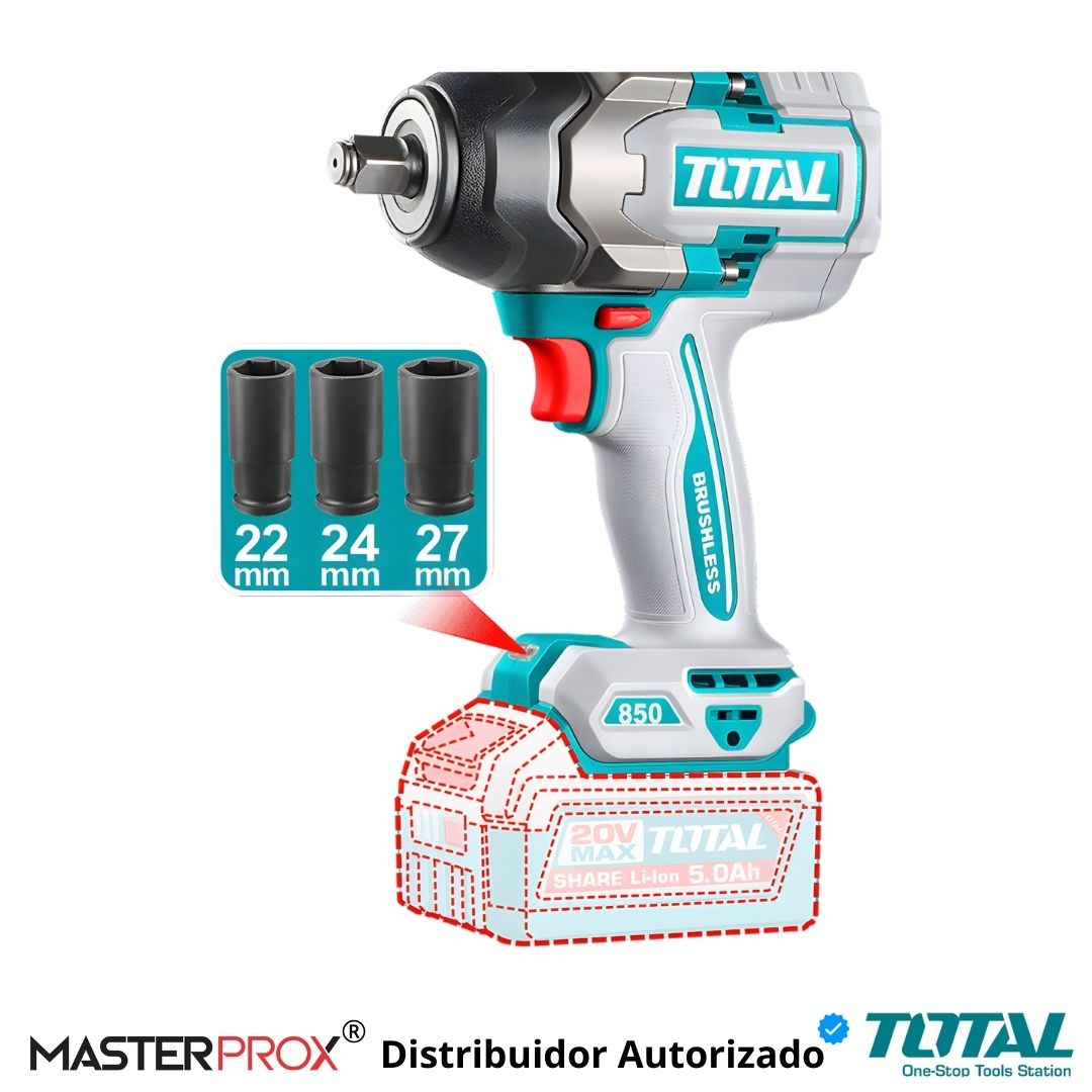 Kit Llaves De Impacto 1350nm + 850nm + Lamparas Tosli250782 - Imagen 7