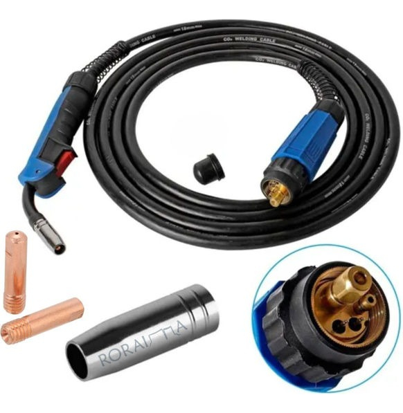 Soldadora Secur Pro Roraima Mig Inverter 220a 3 En 1 Tubo - Imagen 7