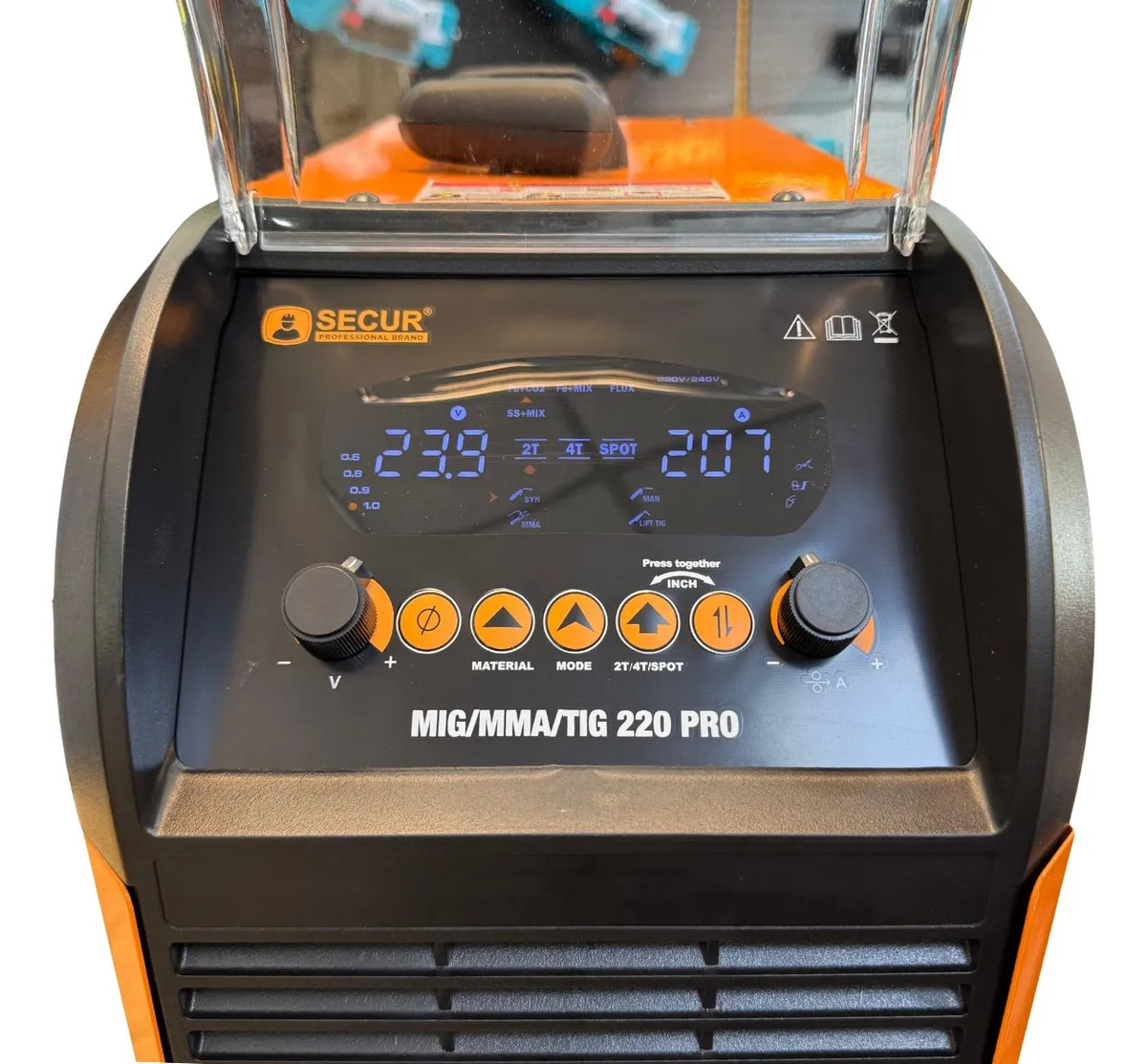 Soldadora Inverter 4 En 1 Mig/mma/tig 220a Secur Roraima - Imagen 2