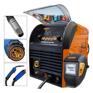 Soldadora Inverter Secur 4 En 1 Mig/mma/mag 220a