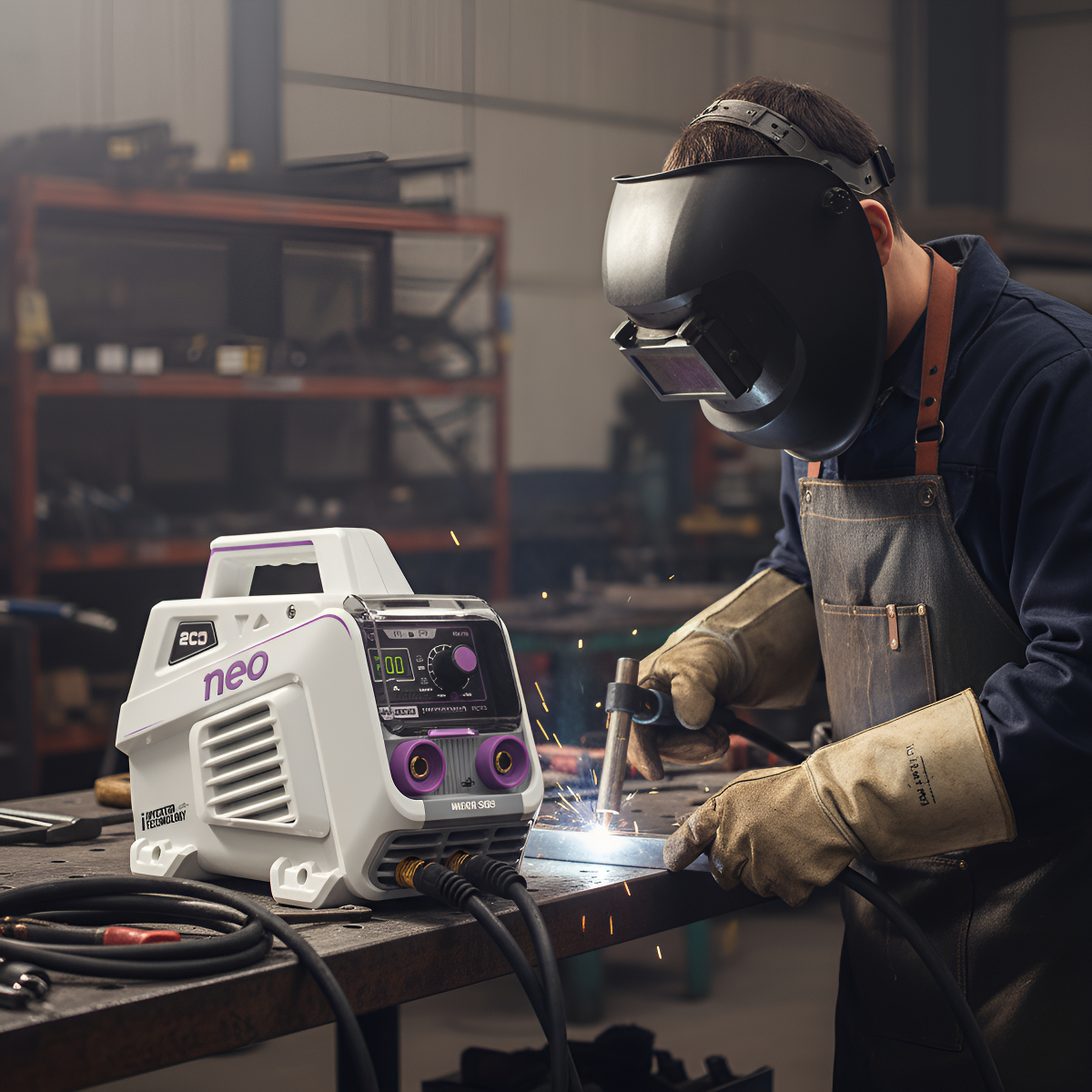 Soldadora Inverter Neo Ie9200/3/220 Color Blanco - Imagen 5