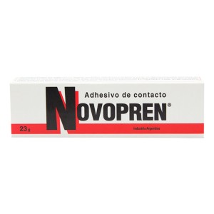 Adhesivo De Contacto Novopren 90gr Para Cuero Tela Y Madera Impermeable