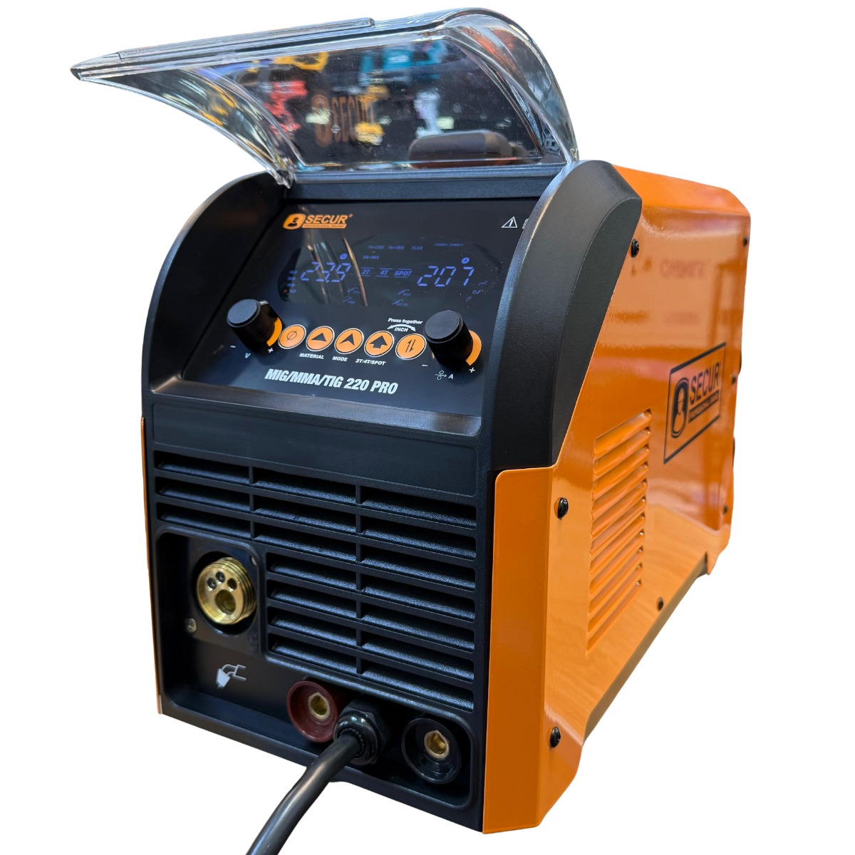 Soldadora Inverter 4 En 1 Mig Tig Mma 220a Secur Pro
