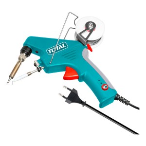 Pistola Soldar Total 90w Con Alimentador De Alambre De Estaño, Temperatura Ajustable, Calentamiento Rápido 20seg - Tet160732
