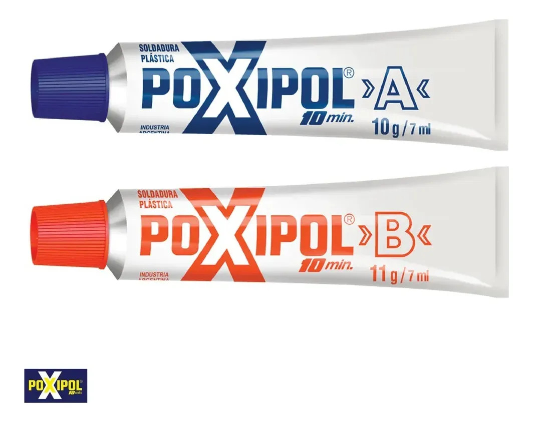 Poxipol Metalico 70 Ml Adhesivo Epoxi Soldadura Plastica - Imagen 3