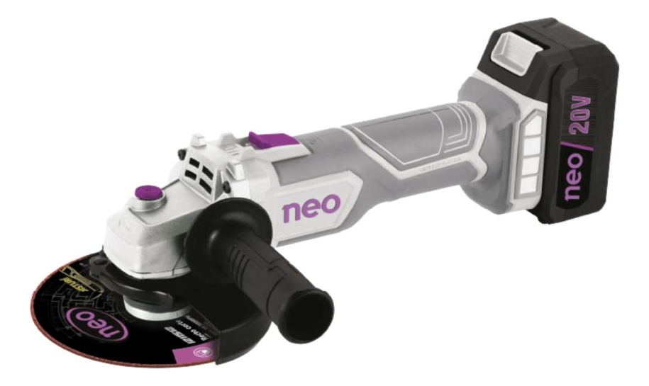 Amoladora Brushless Neo Aa915/1/20kc1 Capacidad 115mm Gris 50 Hz/60 Hz