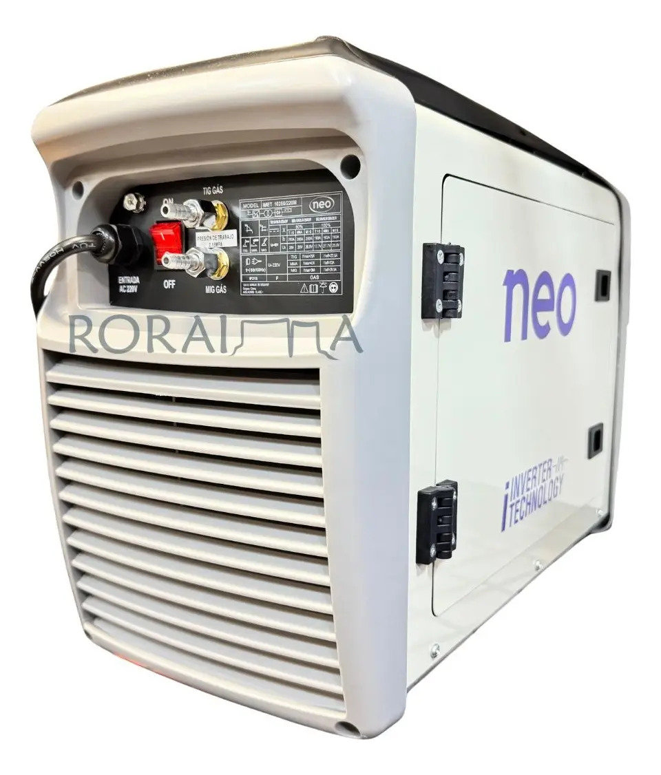 Soldadora Inverter Neo Imet10250 Mig Tig Electrodo 250a 220v - Imagen 5