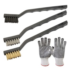 Juego De Cepillos Manuales De Alambre Tolsen 3 Piezas - Sc -