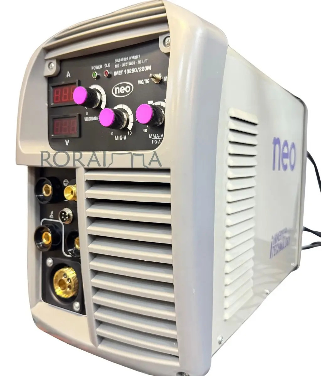 Soldadora Inverter Neo Imet10250 Mig Tig Electrodo 250a 220v - Imagen 20