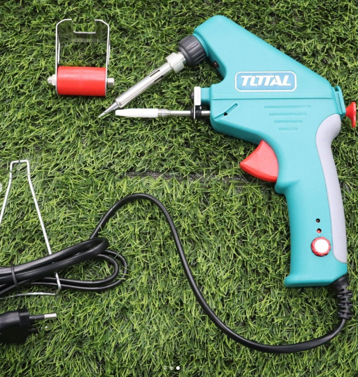 Pistola Soldar Total 90w Con Alimentador De Alambre De Estaño, Temperatura Ajustable, Calentamiento Rápido 20seg - Tet160732 - Imagen 3