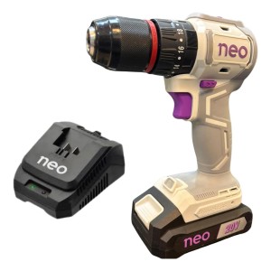 Taladro Percutor Brushless A Batería Neo-tp1013/1/20c1 Color Gris