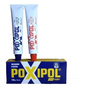 Poxipol Metalico 70 Ml Adhesivo Epoxi Soldadura Plastica