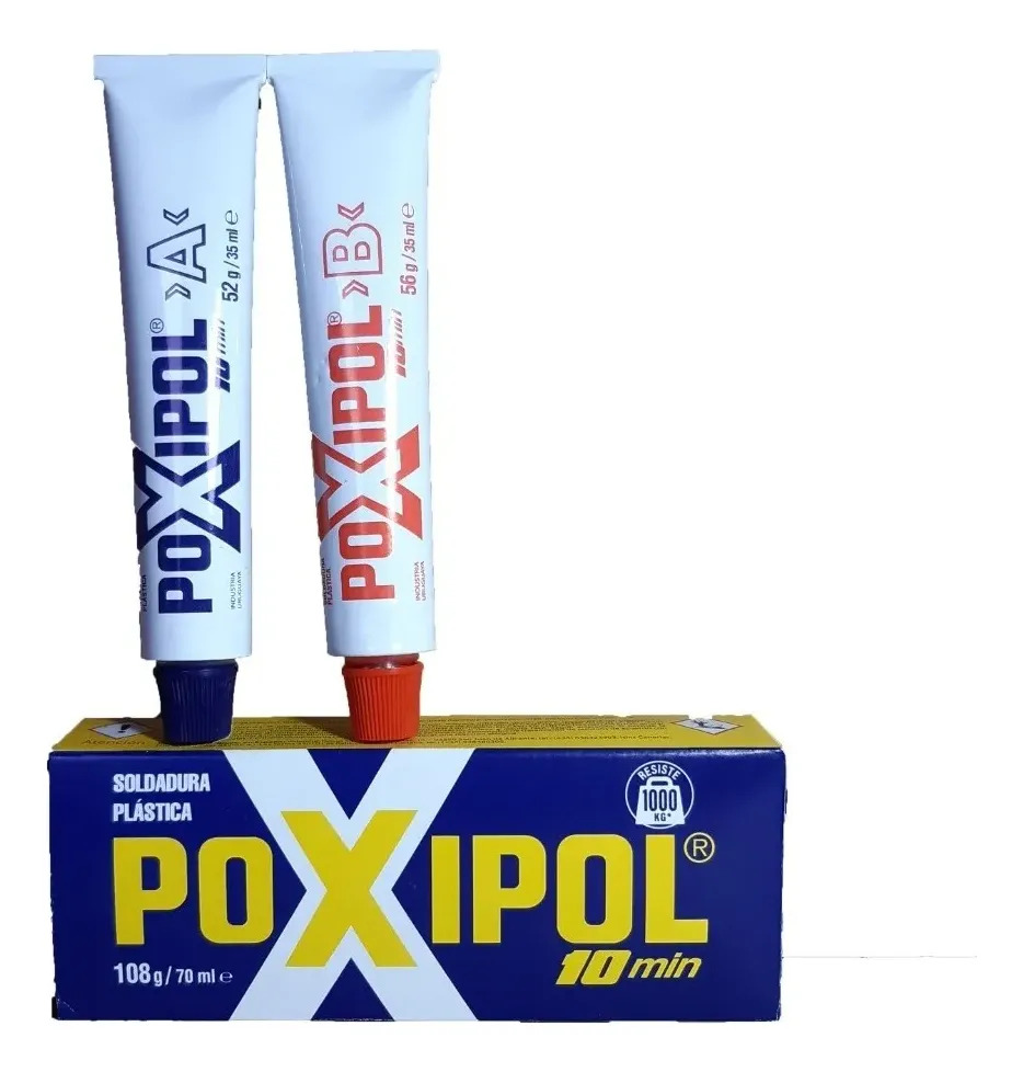 Poxipol Metalico 70 Ml Adhesivo Epoxi Soldadura Plastica