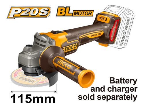 Taladro Atornillador Percutor + Amoladora Ingco Ckli20273 - Imagen 5