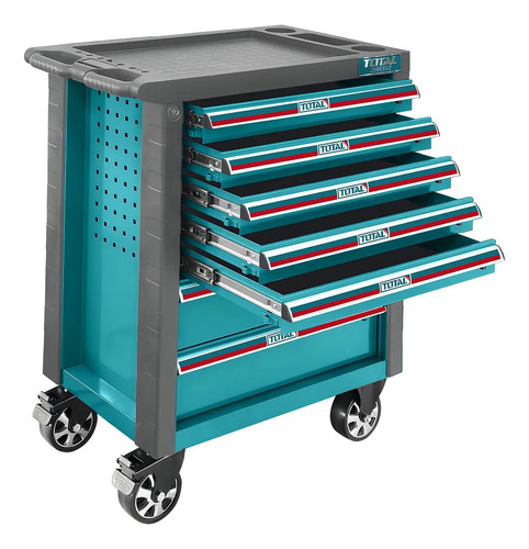 Gabinete Organizador De Herramientas Total Carro 328 Piezas