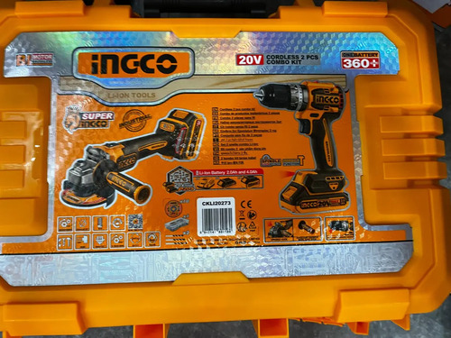 Taladro Atornillador Percutor + Amoladora Ingco Ckli20273 - Imagen 6