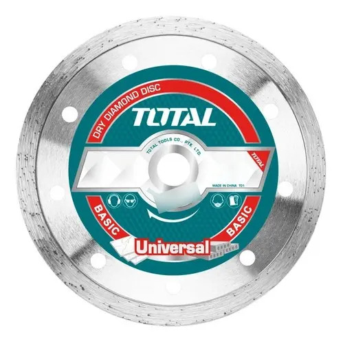 Disco Corte Total Diamantado Continuo Para Amoladora, 9'' 230mm, Eje 22.2mm, Húmedo - Tac2122303 Turquesa
