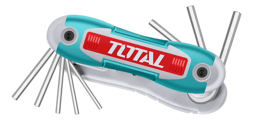 Juego De 8 Llaves Allen Total 2mm 8mm Plegables Tipo Navaja