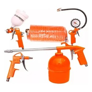 Juego Compresor Lüsqtoff Para Pintar - Kit 5 Piezas Color Ne