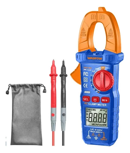 Pinza Amperimetrica Ac200a Wadfow Wdm8201