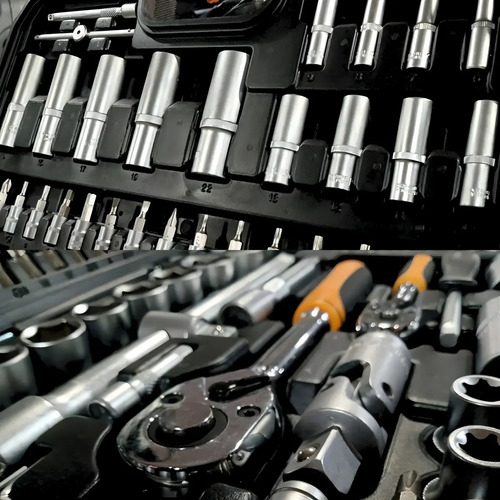 Set Herramientas Lusqtoff Tubo Crique Puntas Maletin 108 Pzs - Imagen 4