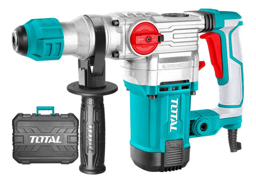 Rotomartillo Total 1500w Industrial, 5.5 J, Encastre Sds Plus - Incluye MaletÃn Y Accesorios - Th1153256 Turquesa 50/60hz