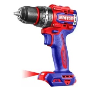 Taladro C/percutor 20v S/bat Ecidl206681 Emtop Rojo 50/60